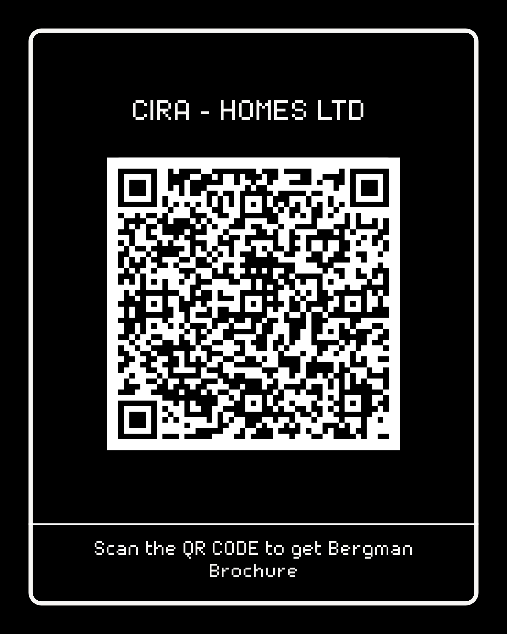 Bergman Brochure QR Code